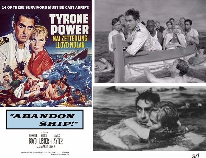 SaveRedlandLibr's tweet photo. 3:45pm TODAY on @TalkingPicsTV
The 1957 #Adventure #Thriller film🎥 “Abandon Ship!” (aka “Seven Waves Away”) directed & written by #RichardSale
Based on Richard Sale’s 1938 short story📖 “Seven Waves Away”
🌟#TyronePower #MaiZetterling #LloydNolan #StephenBoyd #MoiraLister https://t.co/1swnQTCAE6
