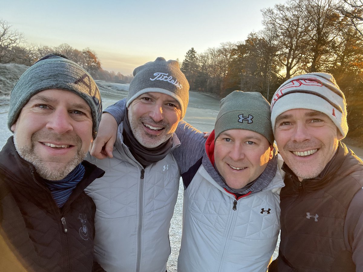You have to love your golf to get out at 8am when it’s -6C this morning! Lovely morning though and a great game with some top guys <a href="/StonehamGC/">Stoneham Golf Club</a> 🥶🥶