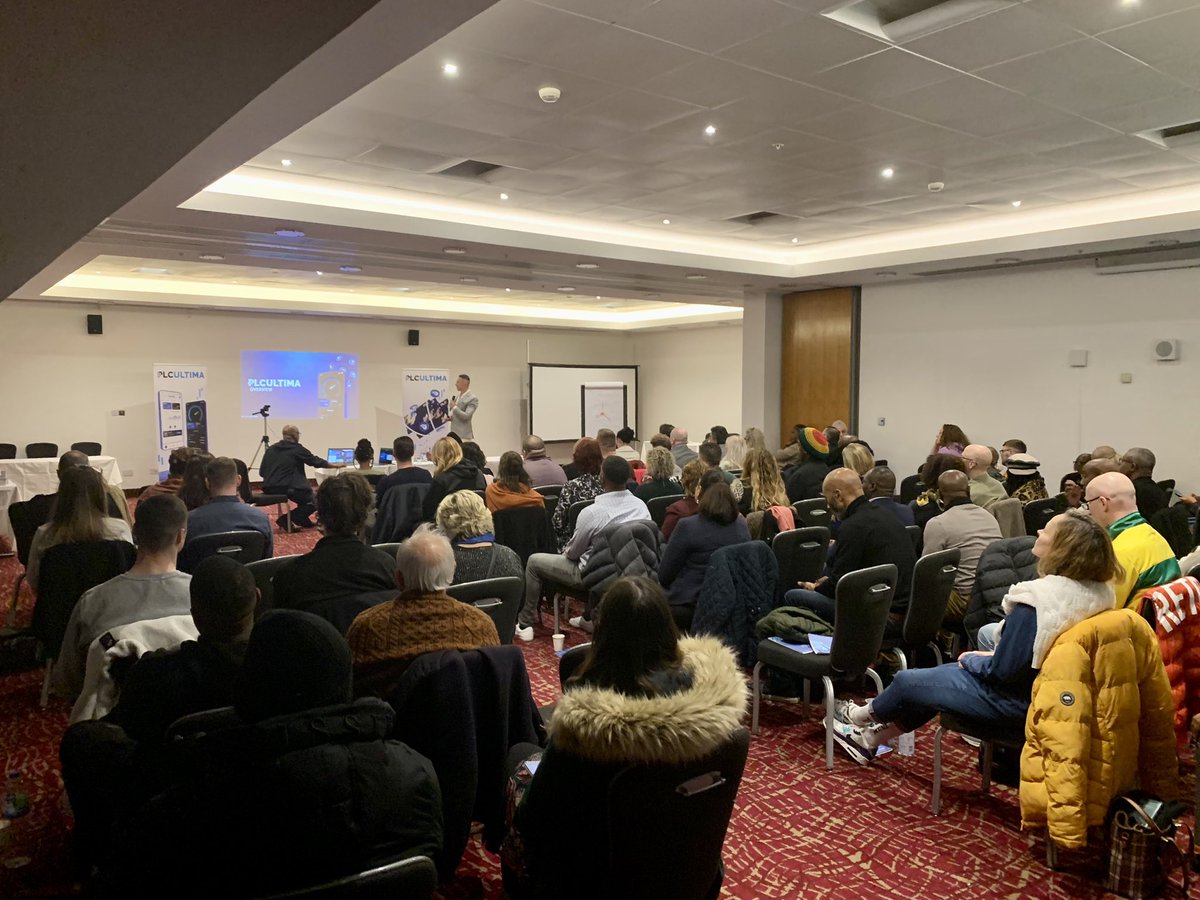 PaulPRSNTS's tweet photo. Great turnout at todays #PLCU crypto currency event in London learning so many top tips creating financial freedom as entrepreneurs…
Fabulous keynote speakers teaching us digital currencies…
#PLCultima #networking #business #cryptotrading #passiveincome #financialliteracy https://t.co/x4KzrrCg8u