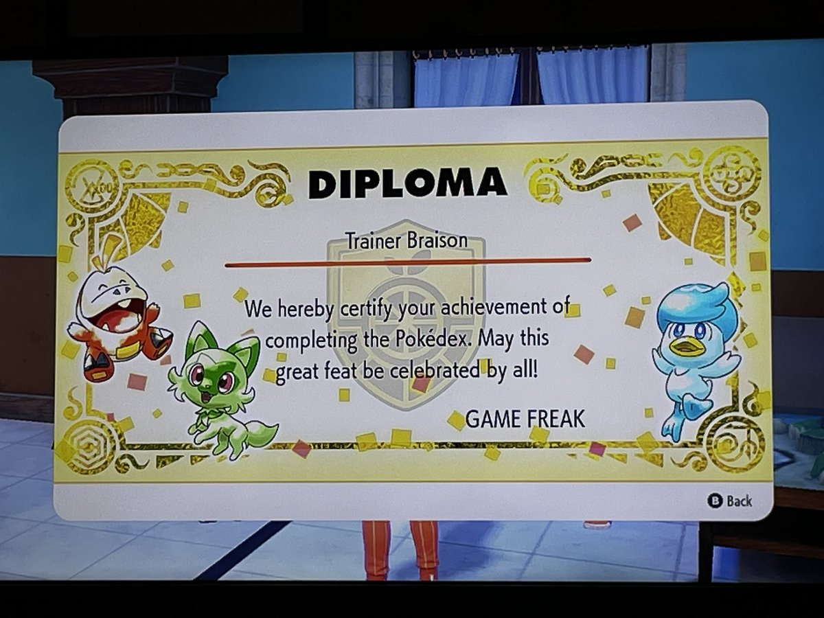 Finally completed a Pokedex