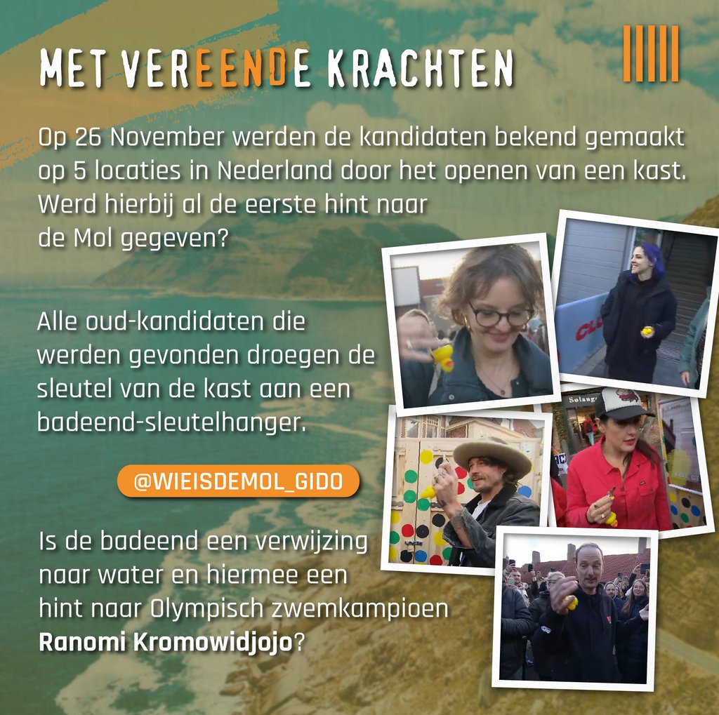 WieisdeMol_Gido's tweet photo. π¦ Werd de eerste hint naar de Mol al gegeven tijdens de bekendmaking van de kandidaten?
Credits: @enigma.network
#widm #molboekje #molboek #widm23 #seizoen23 #moltalk #afrika #se23 #wieisdemol #boekje #aantekeningen #wieisdemol23 #wieisdemol2023 #widm2023 #hint #badeend https://t.co/SIjYNmR3mZ