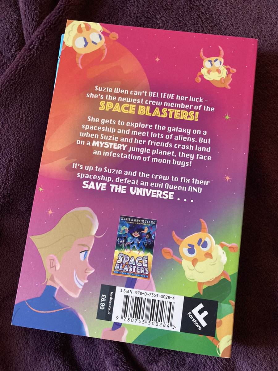 eenalol's tweet photo. First up… both @Fake_Shemp_ and I are MOST EXCITED for the sequel to Space Blasters by @kevtsang and Katie Tsang. Loved the first one… and who doesn’t love a snack or 2! Thanks @FarshoreBooks! #SpaceBlasters https://t.co/weWEYrdTQM