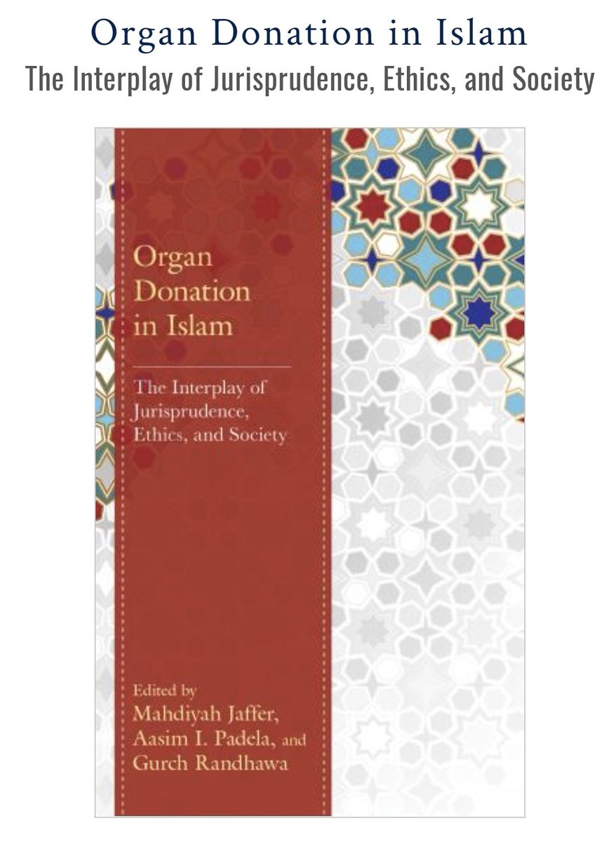 DrRafaqatRashid's tweet photo. A new publication on Organ donation on Islam 
Includes my contribution chapter to the volume 
Can be purchased see link: 
https://t.co/xVAMso867y https://t.co/8NCiZb8cvp