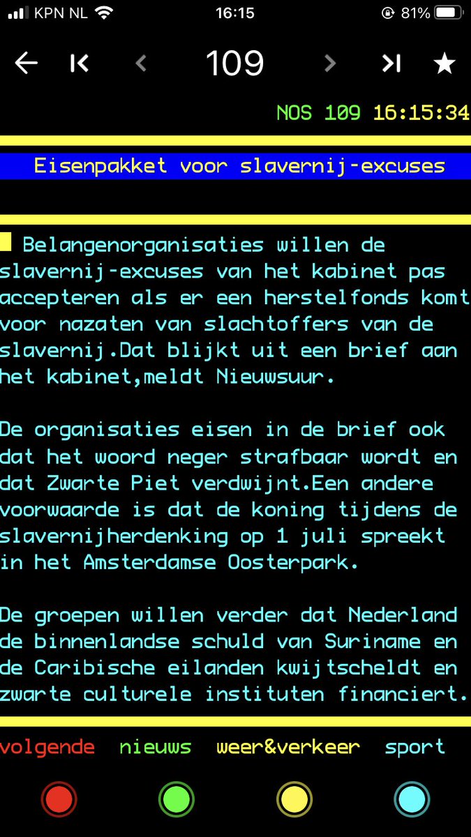 Ik stel voor dat dit de nieuwe definitie van “ overvragen” wordt in de van Dale. #slavernijexcuses