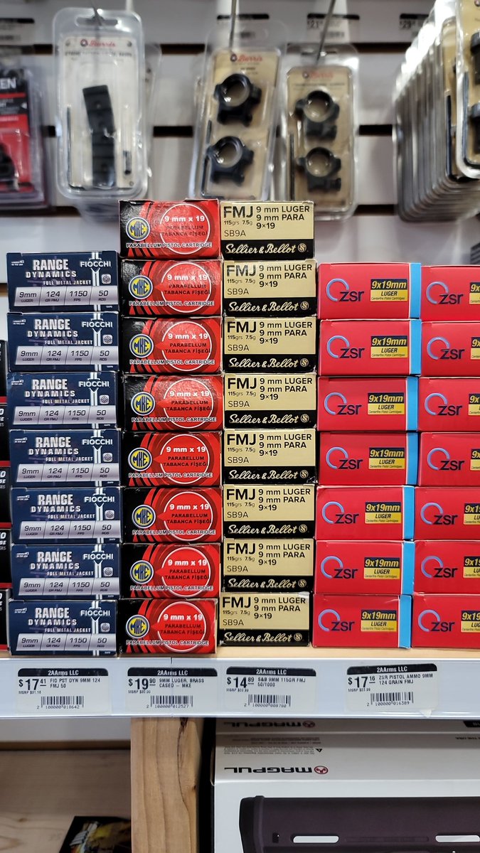 2AArmsLLC's tweet photo. As a welcome to Twitter, we are offering 9mm ammo at a deep discount!#ammo #9mm https://t.co/QyatV21VRb
