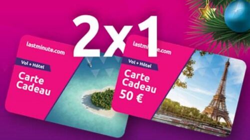 BellesVacances's tweet photo. 🗣 1 carte cadeau LastMinute de minimum 50€ achetée = 1 carte cadeau de 50€ offerte 👉 https://t.co/ahddLXy1jW #vacances https://t.co/vJ321cls7t