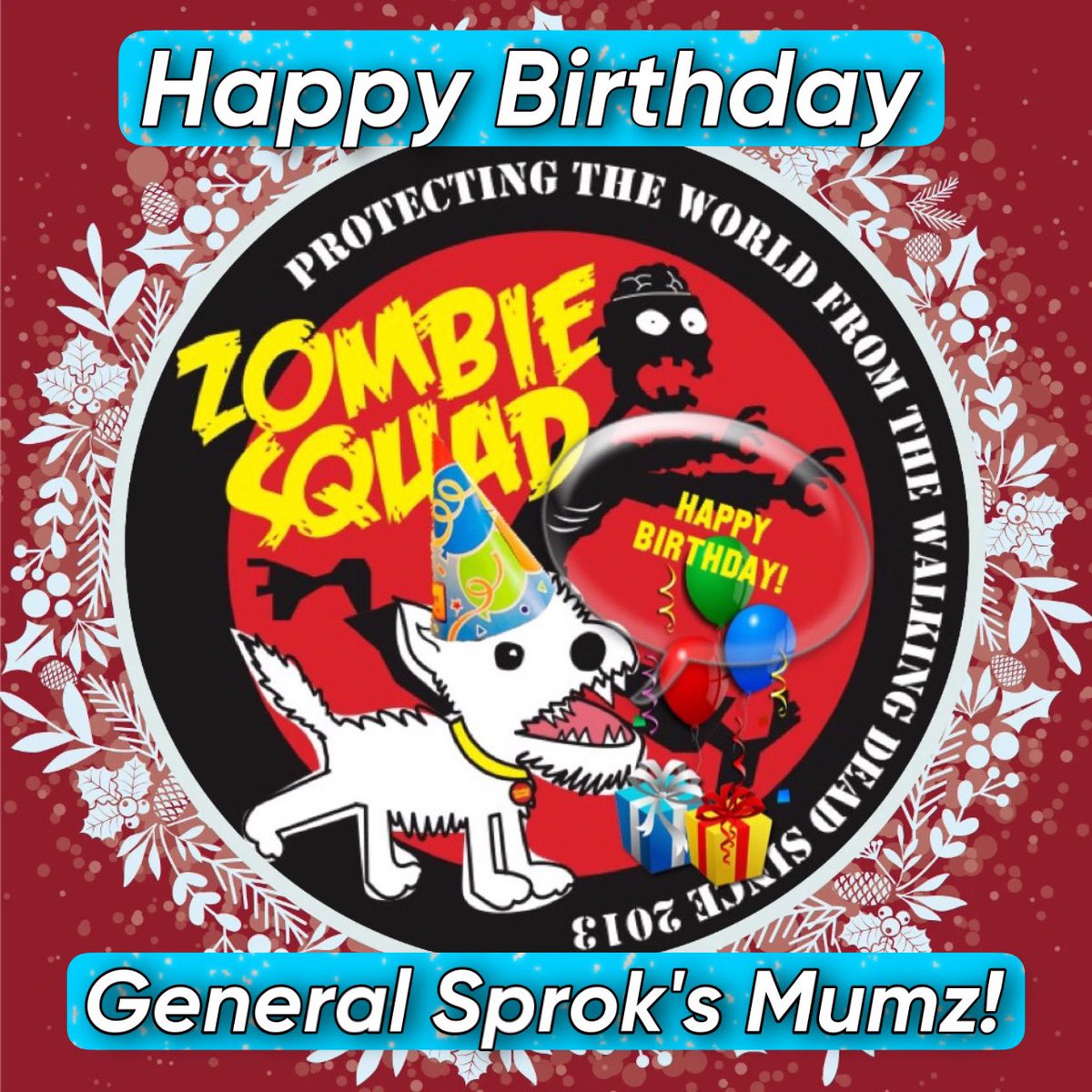 ZS Birthday🎂🎁🎉 (@zsbirthday) on Twitter photo Today we want to celebrate one of our amazing humans - <a href="/Sprocket_Cool/">GENERAL KYLO SPOODLE & SPROCK🌈 ⭐⭐⭐🇬🇧💚🩵🐾#ZSHQ</a> does so much for everyone in ZOMBIESQUAD and his mumz is one of the bestest humans we know. So give a big RaaAAA for General Sprok’s mumz!😃💠❤️🎁🎉 #zshq Today we want to celebrate one of our amazing humans - <a href="/Sprocket_Cool/">GENERAL KYLO SPOODLE & SPROCK🌈 ⭐⭐⭐🇬🇧💚🩵🐾#ZSHQ</a> does so much for everyone in ZOMBIESQUAD and his mumz is one of the bestest humans we know. So give a big RaaAAA for General Sprok’s mumz!😃💠❤️🎁🎉 #zshq