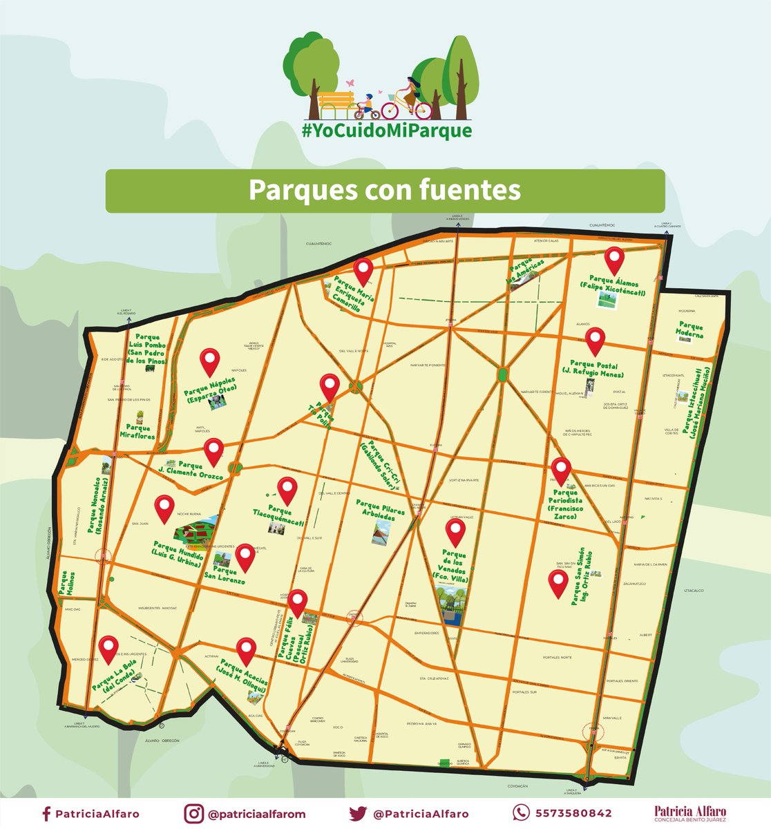 PatriciaAlfaro's tweet photo. En los parques de Benito Juárez hay fuentes tradicionales con pileta y surtidor al centro, fuentes saltarinas, o con diseño arquitectónico como en #ParqueHundido, #ParqueNápoles y #ParquePostal. De 24 fuentes que existen encontramos solo 2 en funcionamiento.
#YoCuidoMiParque https://t.co/dWFd5Hvsio