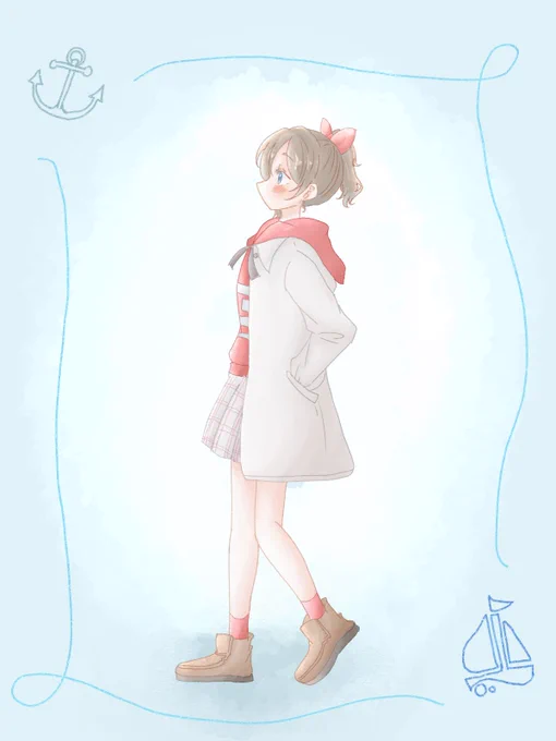 劇場版の私服曜ちゃん#lovelive#渡辺曜 