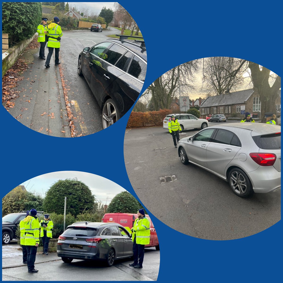PoliceCongleton's tweet photo. Today, local officers have taken part in a Winter Road Safety initiative
Officers spoke with drivers at random, checked tyres, lights and everything was all in order in terms of tax, MOT and insurance.
We even offered screenwash!
Thanks to those who stopped!
#CarSafe https://t.co/TZkLyxRLSt
