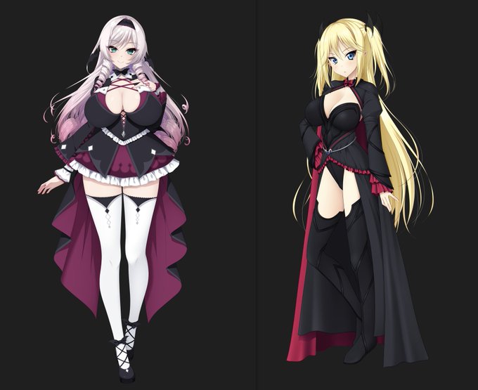 5年前に描いたヴァンパイアのヒロインと
今年描いたヴァンパイアのヒロイン 