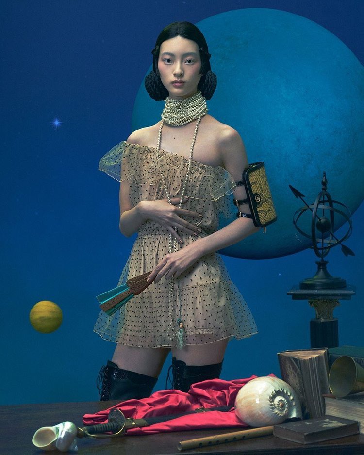_venus_marie's tweet photo. gucci’s ‘cosmogonie’ cruise 2023 campaign by mert &amp; marcus https://t.co/1ipPdIChTC