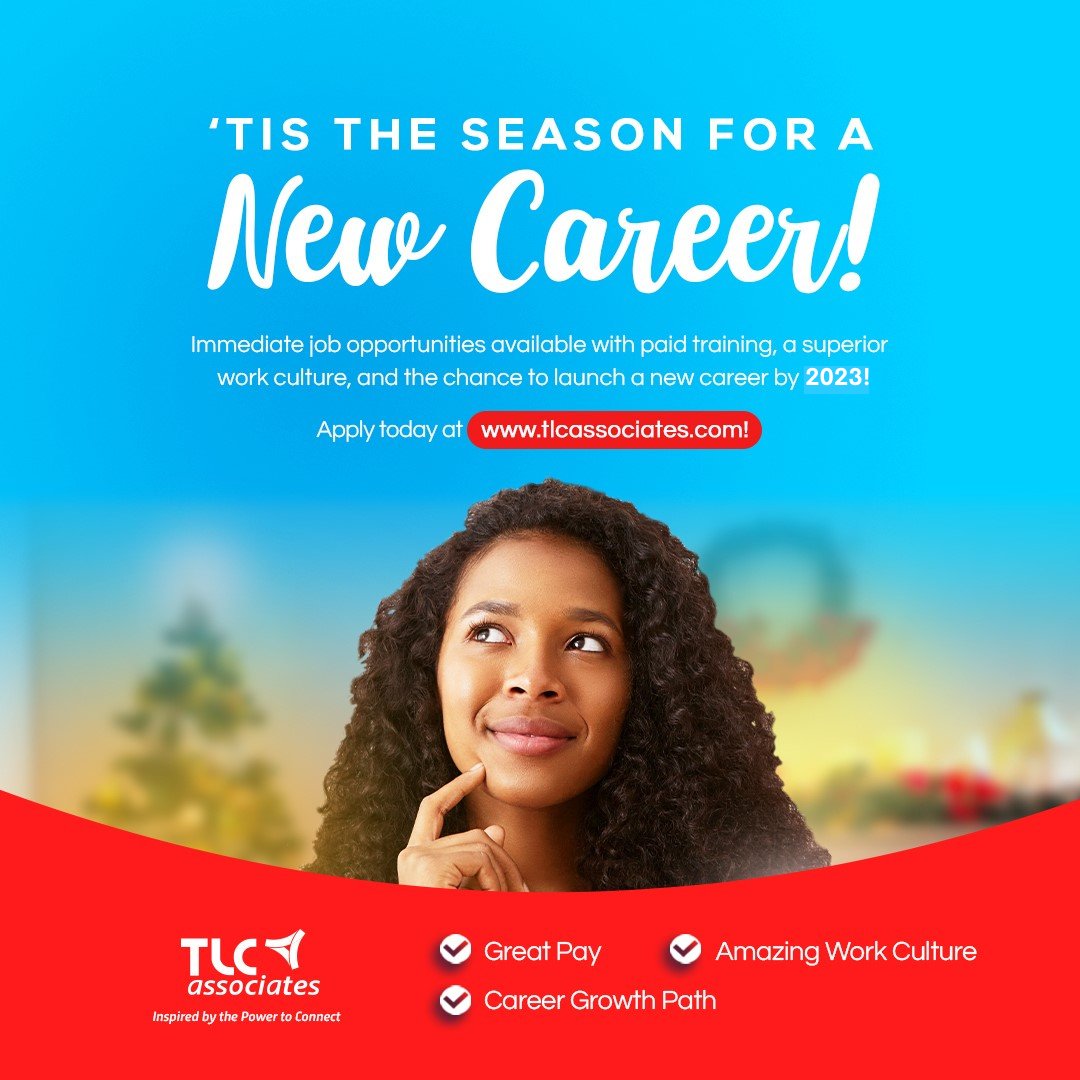 we_are_TLC's tweet photo. Tis the season for a new career! Go online to https://t.co/21gIdpeHia to find a reason to be jolly this year. 

#LifeatTLC #ContactCenterLife #CallCenter #Careers #FunAtWork https://t.co/2D7co0tdYb