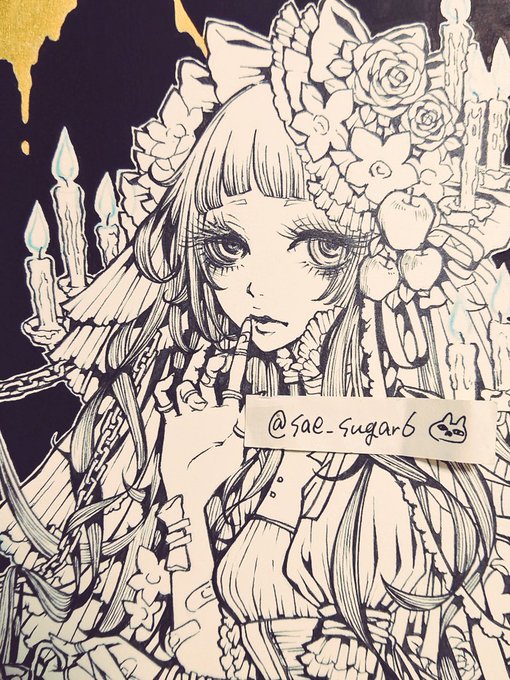 メインの線画できた🕯️
#汝楽園を忘れることなかれ 