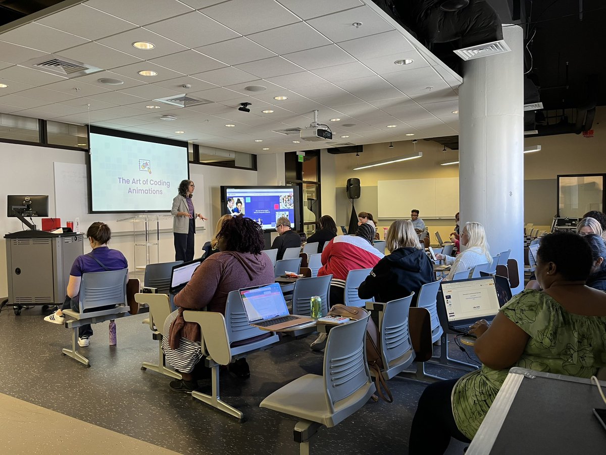 codeartorg's tweet image. Happy Saturday! Our Art of Coding PD is kicking off at @MiamiCsta ‘s #CSEdWeek celebration at @ideacentermdc 🎉 LETS GO!