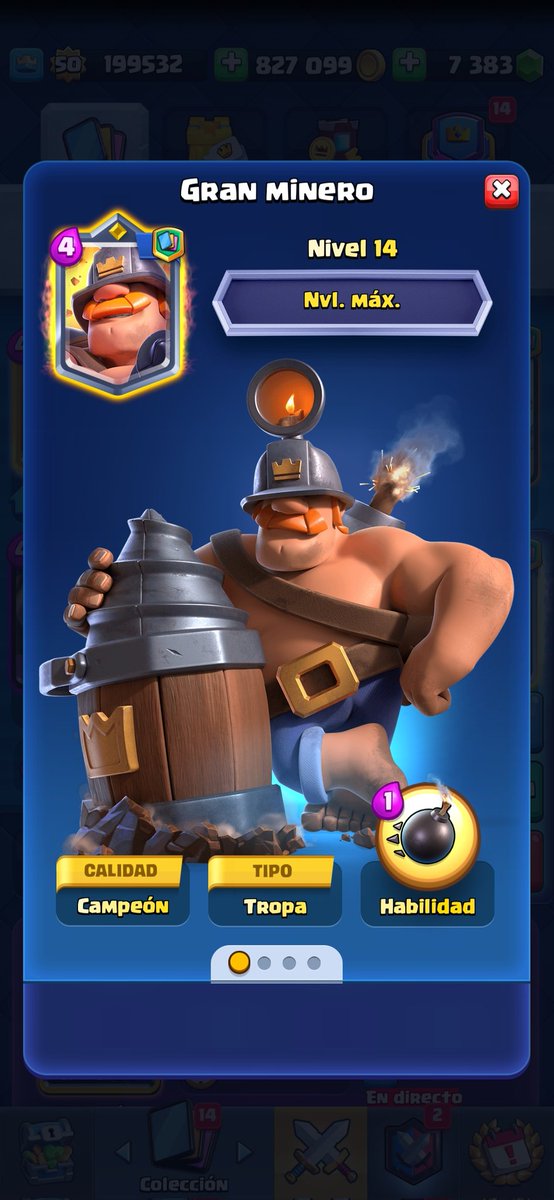 LordgerardBoss's tweet photo. Este man esta en todos los mazos del meta parece que le pusieron patines 🤭#granminero #clashroyale #clashroyalememe #mazosmeta https://t.co/c6uYFahcst