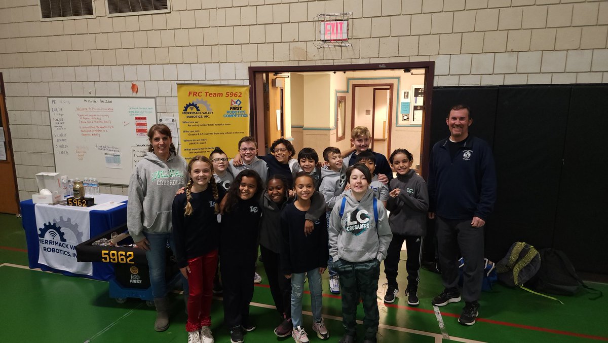 A huge shout out to our 4th grade Lego Robotics teams and coaches showing off their creations at the Merrimack Valley Robotics First Lego League. <a href="/LowellCatholic/">Lowell Catholic</a>