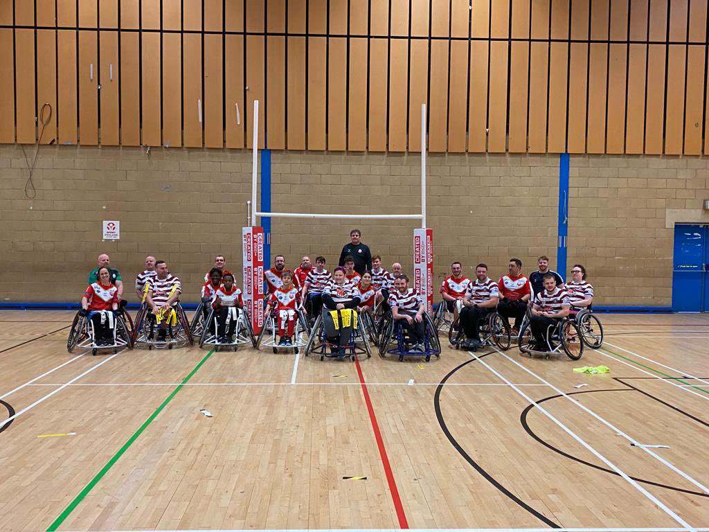Had the best morning playing @WheelchairRL for @WiganWarriorsCF     Best part is my mum came to watch!  Next stop, playing for @SRDFoundation in 2023! #DisabledSports #Ability #RugbyLeague