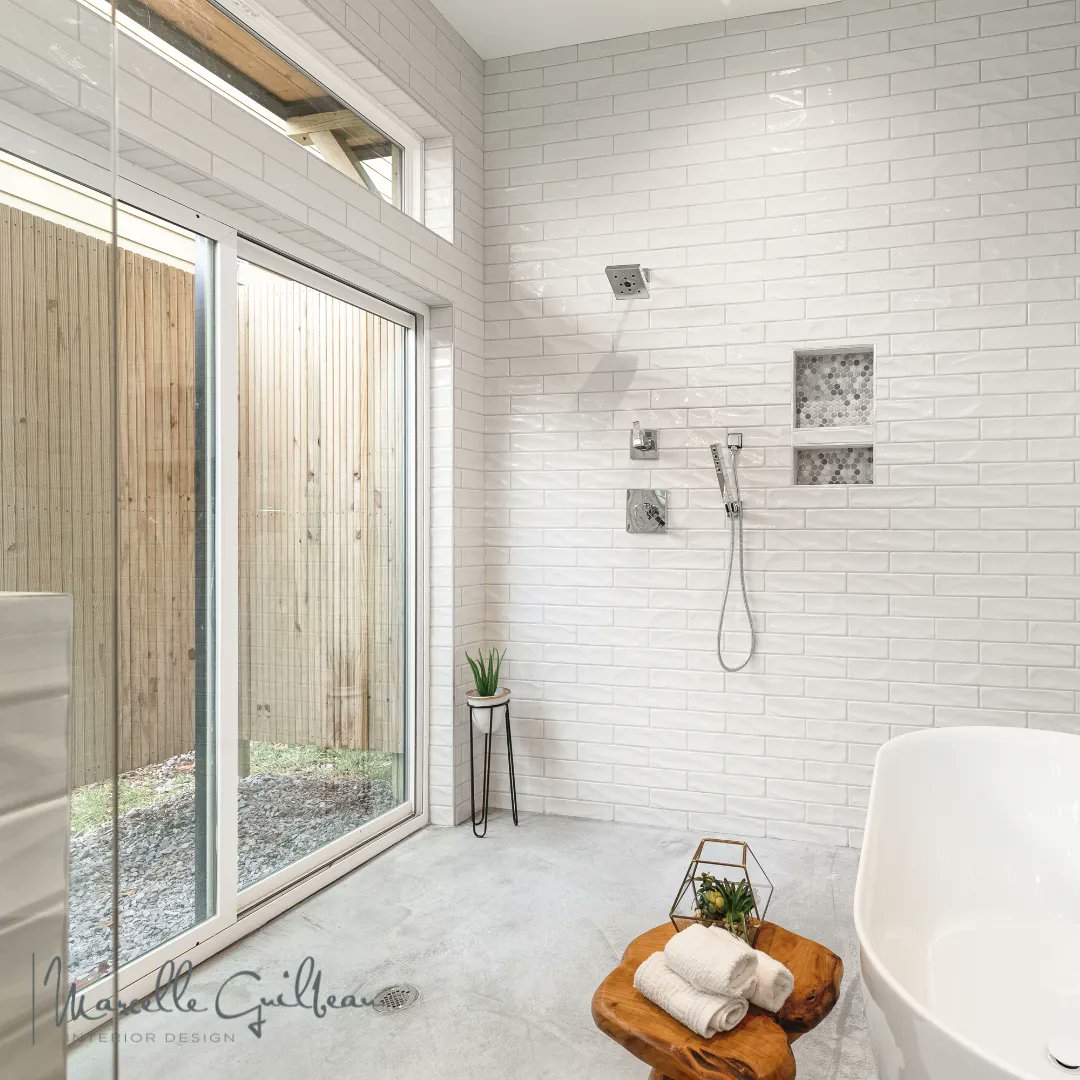 MarcelleGID's tweet image. A serene and zen bathroom is key to a happy life! And this one overlooks a private zen garden! Ideally, a shower tub combo for the perfect home spa experience.   
#soulstyle #nashvilleinteriordesign #zendesign #designzen #masterensuitebathroom #zeninteriordesign #zengardendesign