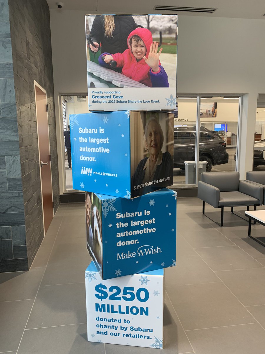 Crescent Cove (@crescentcove) on Twitter photo We are #grateful to have the support of <a href="/MorriesAuto/">Morrie's Auto Group</a> Brooklyn Park Subaru and are a charity of choice for their #ShareTheLove event! We are #grateful to have the support of <a href="/MorriesAuto/">Morrie's Auto Group</a> Brooklyn Park Subaru and are a charity of choice for their #ShareTheLove event!