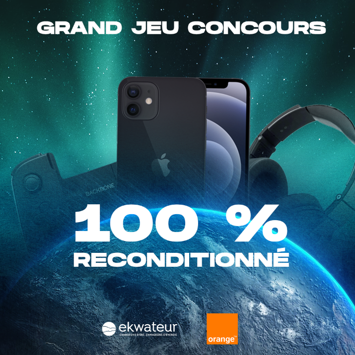 ekWateur's tweet photo. Avec @RushEsport on vous fait gagner un IPhone 12 reconditionné ainsi qu'un kit pour pouvoir geeker depuis n'importe où😁

Pour jouer : 

🌍 Follow @ekWateur et @RushEsport 
🌍 RT avec le #EkwaRush

Tirage au sort le 15 décembre 💙 https://t.co/CLLiVpXaSz