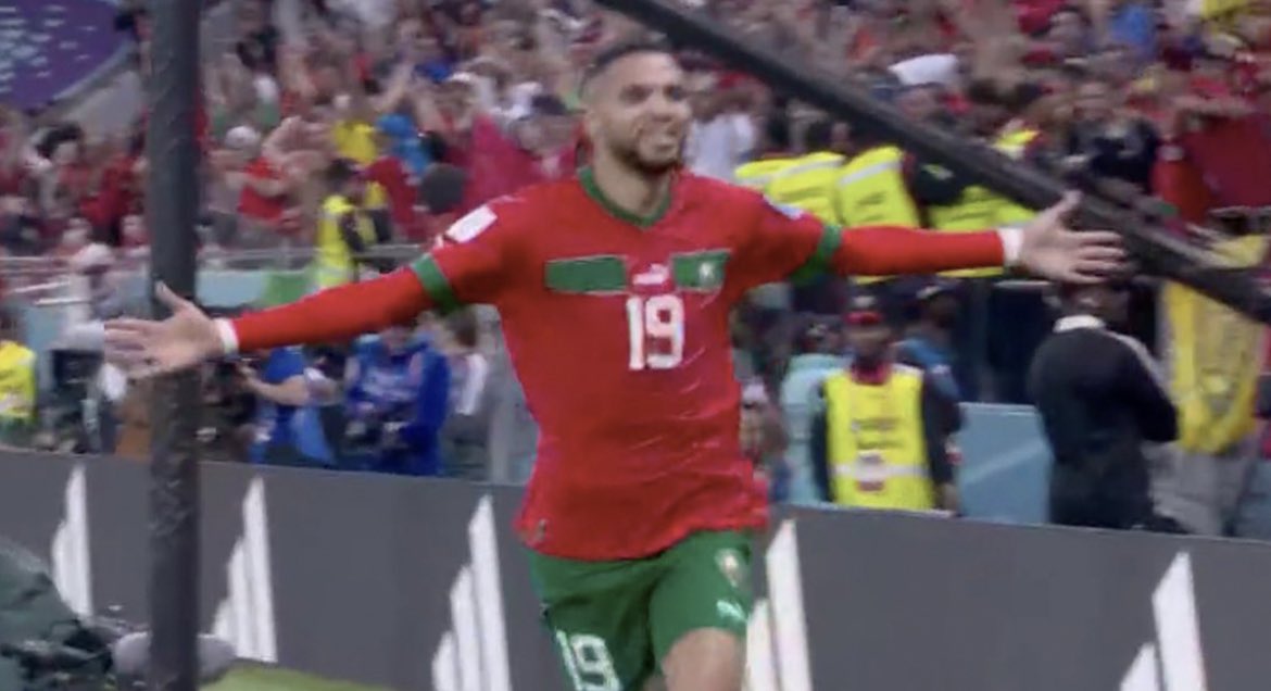 Halftime 1-0 🇲🇦- 🇵🇹