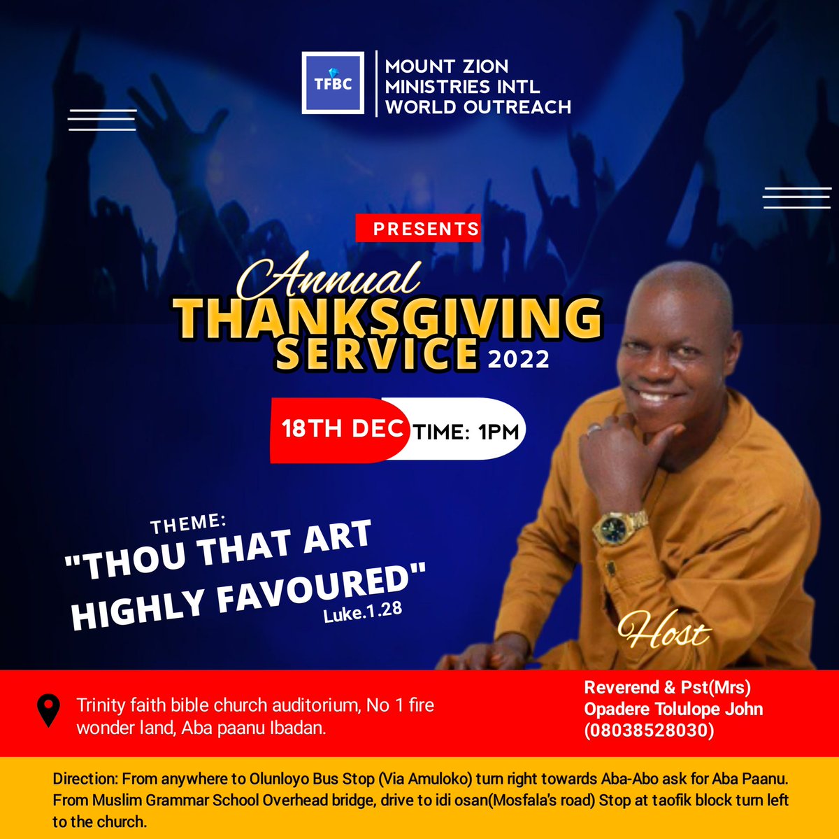 TaomtechLimited's tweet photo. Church fly made for Trinity Faith Bible Church (TFBC)
Do you also need a catchy and beautiful design, logo, flyer, cover art, motion graphics or website for your brand and business? Then contact Taomtech Limited- the best graphic/Website Designer for your graphic designs. https://t.co/ESG9BpdbaW