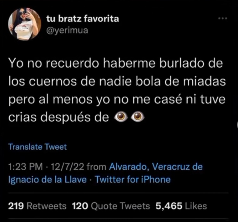 KLArg7090's tweet photo. En respuesta al tweet de Yeri Mua haciendo referencia a Kimberly Loaiza (Que ella ya aceptó que si era para ella) En realidad Yeri No tuvo hijos porqué su novio tóxico la obligó a abortar. En fin ya veo porqué tanta envidia a la Cantante Kim Loaiza, en fin KL La Patrona de Todas. https://t.co/rDpdPqN5pN