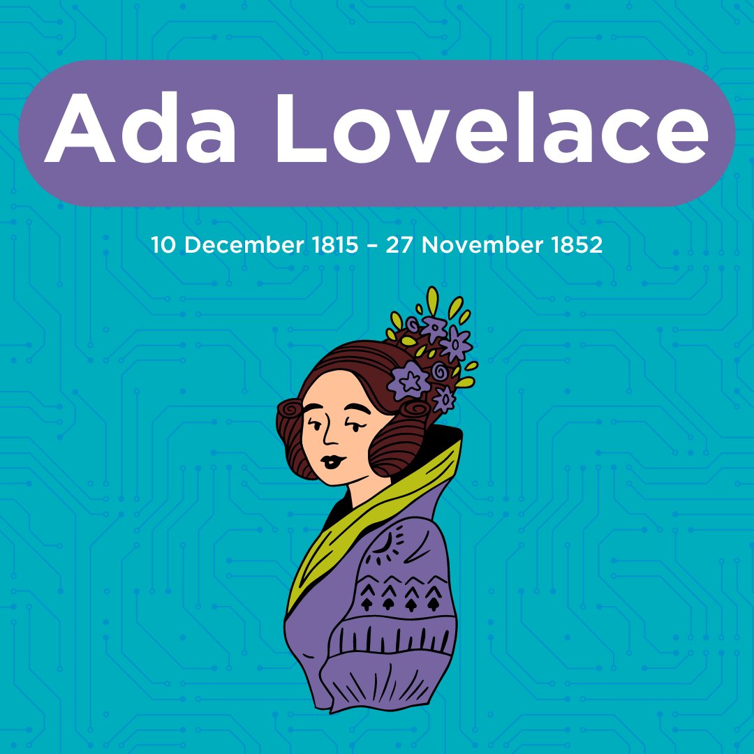 codeorg's tweet image. Today, we celebrate Ada Lovelace, the world&apos;s first computer programmer! #RoleModelsinCS