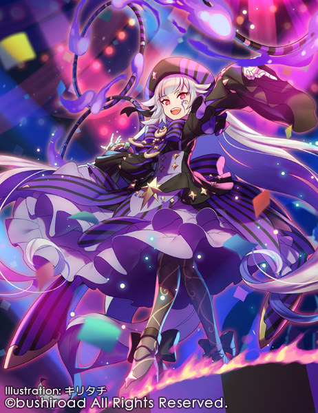 krtt_opn's tweet photo. 【お仕事】12/09発売のカードファイト!! ヴァンガード「女神再臨」にて、「イッツショータイム！ リリミ」「レディースアンドジェントルマン！ ララミ」を描かせていただきました！よろしくお願いします。
（二人のキャラデザはkaworu様のご担当です）
 #ヴァンガード
https://t.co/amNiYFFzy2 https://t.co/ZcLWk4ooRY