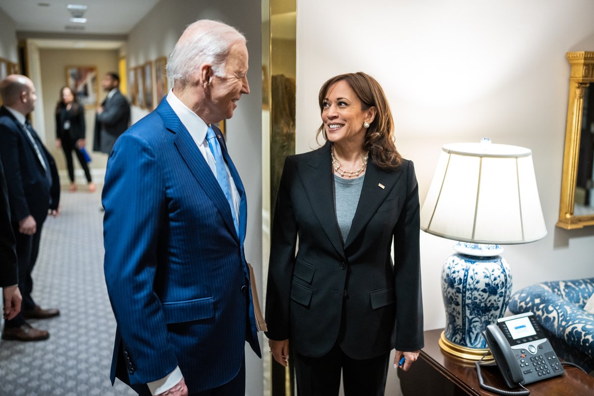 WhiteHouse46's tweet image. President Biden and Vice President Harris are working to deliver results for working families.