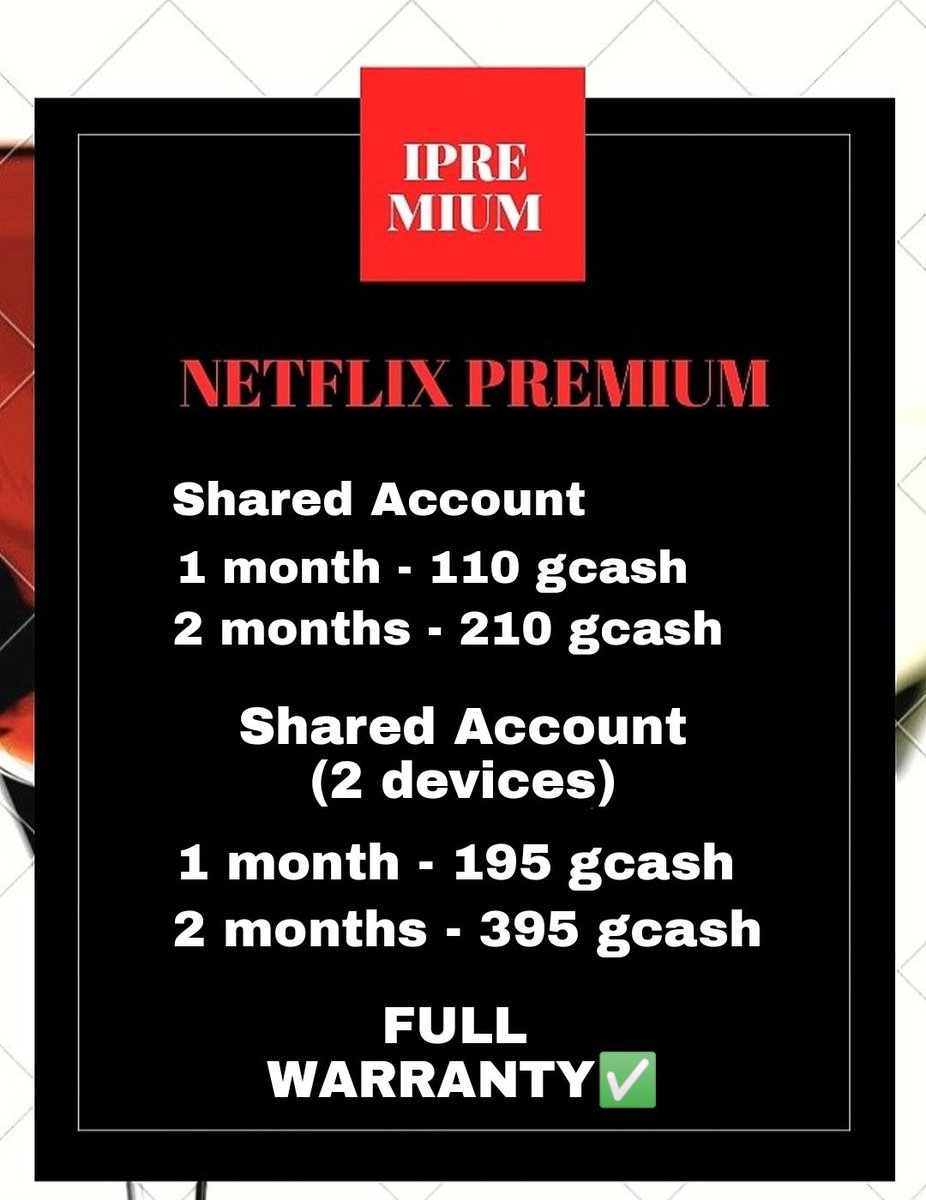 prems_home's tweet photo. CHRISTMAS SALE!🎄⛄

HELLO GUYS! LOOKING FOR CHEAP PREMIUM ACCS? CHECK THIS OUT!

📍FULL WARRANTY
📍LEGIT PREMIUM ACCOUNTS
📍TRUSTED SELLER

PRICELIST BELOW✨

MURA NA LEGIT PA👌💯

MOP: GCASH, LOAD (+20) 

#UnileverHolidayHaul https://t.co/EaxmTUa8Qu