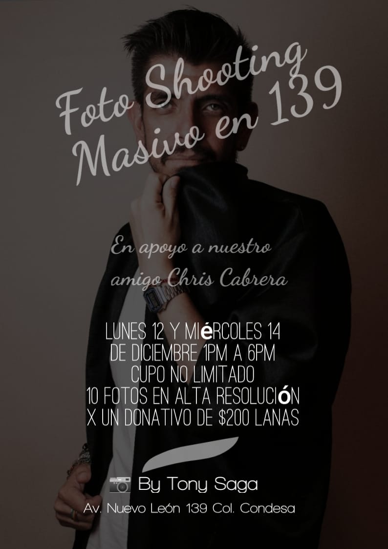 _Ponteunsueter's tweet photo. Doñas, tenemos shooting a beneficio de nuestra Doña Kris Cabrera, LUNES Y MIÉRCOLES  en @ciento39  les agradecemos mucho su apoyo. https://t.co/hMlnH3zHkG