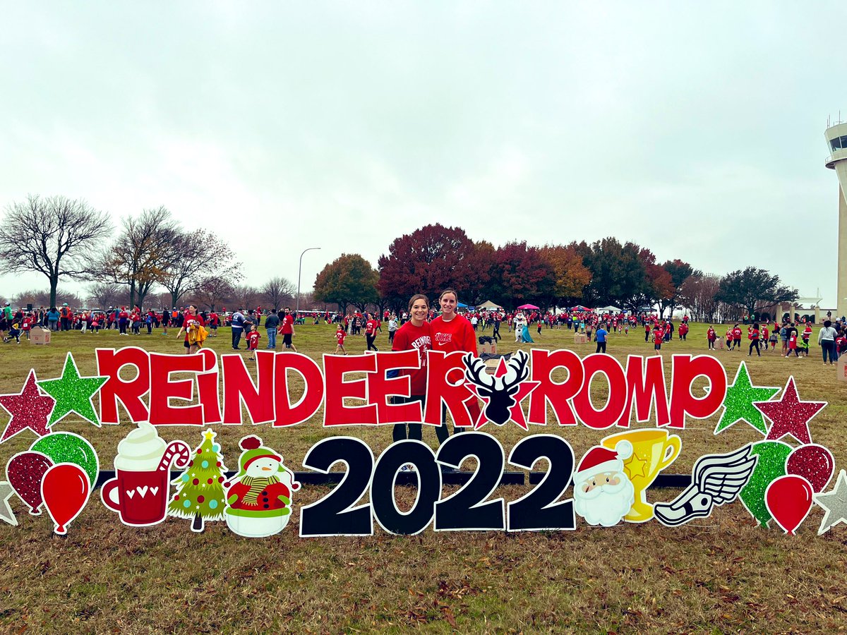 The #Reindeerromp may have been cancelled 5 minutes before it started but <a href="/1HillaryRobbins/">Hillary Robbins, M.Ed</a> still got it done!!! <a href="/NorthwestISD/">Northwest ISD</a>