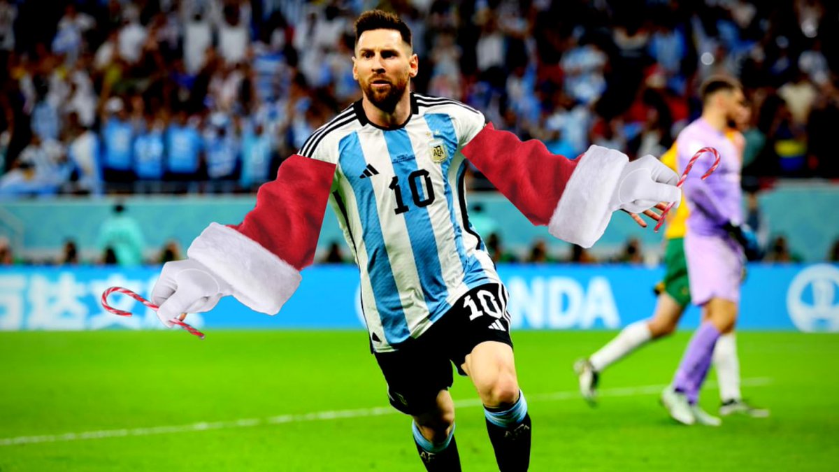 santas_arm's tweet photo. If you look closely you will find Santa's Arm in #WorldCup too 👀

#WorldcupQatar2022 #WorldCup2022 #Messi #argentina #Christmas #Football #BSC #BNB #Crypto #Santasarm #Morroco #Portugal https://t.co/DLlJCUVmpW