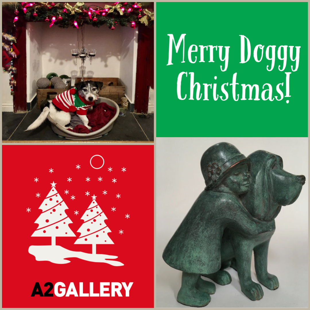 A2Gallery's tweet photo. Day 10. A few of the many dogs to be found at @A2Gallery  Come to the gallery to see for yourself. You may even be greeted by our very own Mr. Badger.
#dogsofinstagram #artgallery #sculpture #affordableart #visitwells https://t.co/mkZrqxpkoG
