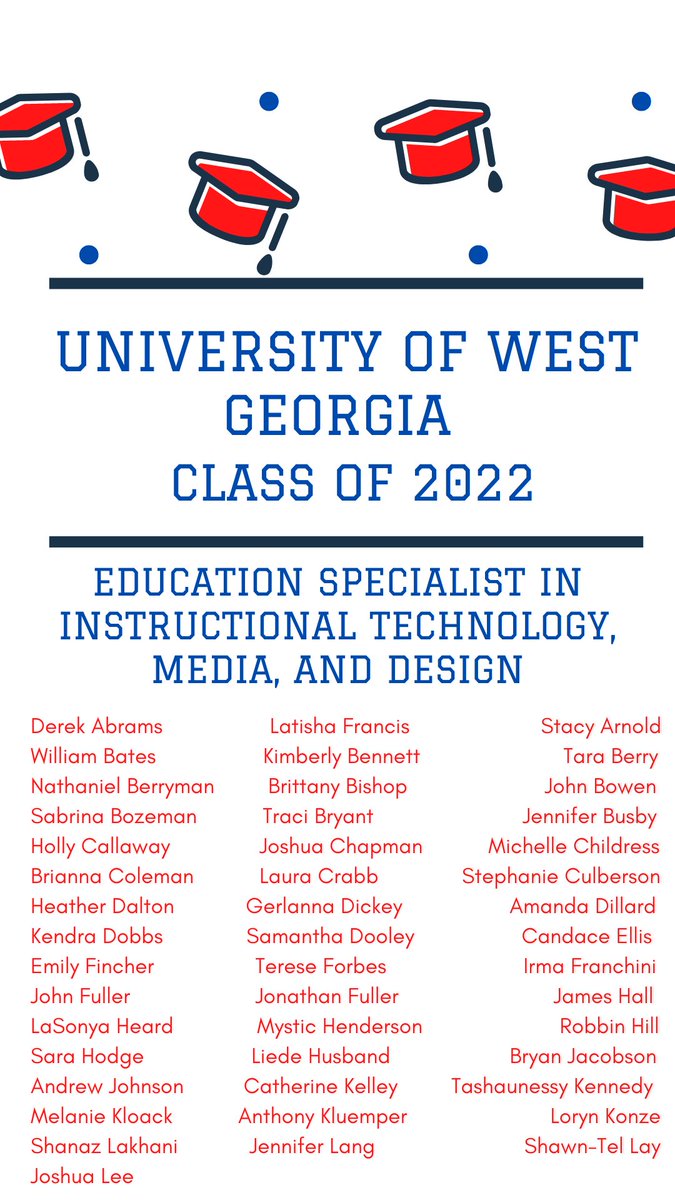 Today is the day! So proud of our #UWGETF graduates. 🎓🐺

Check out the Livestream by clicking on the link below at 5:30 EST. 👇🏻

westga.edu/commencement/