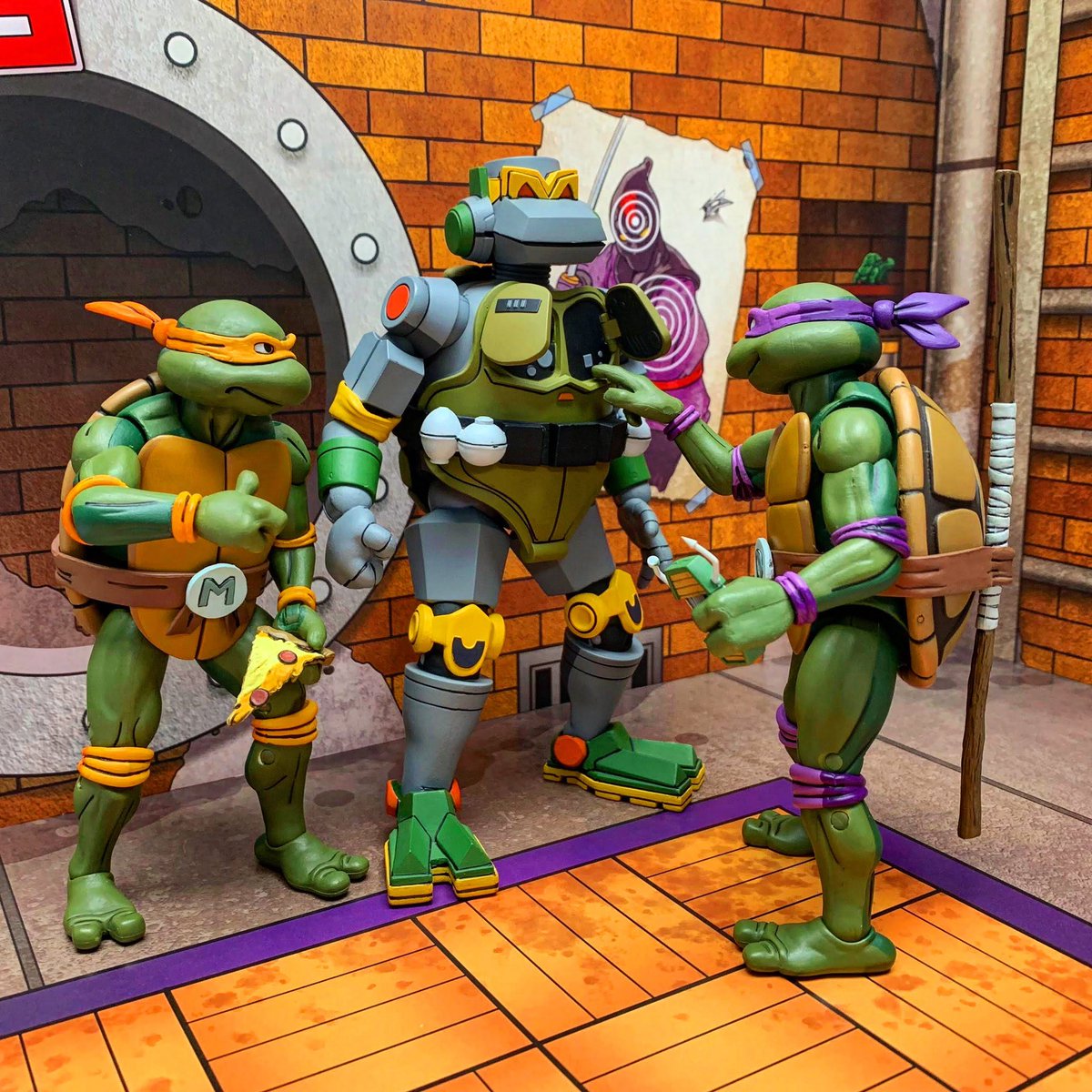 Shop our new “Sewer Lair (Cartoon)” and the rest of Wave 6 at dioramaprints.com/collections/wa…. #dioramaprints #diorama #actionfigure 📸 Hiddenleveltoys (IG)