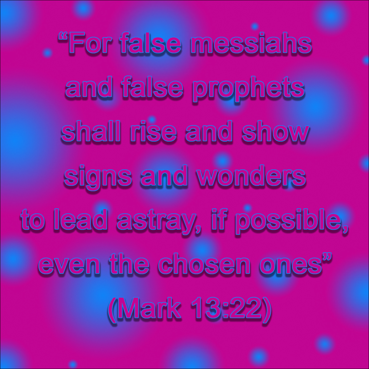 TheLiving__Word's tweet photo. If we do not have discerning spirits, it is possible to be led astray by false messiahs and false prophets, as well as false teaching.

#discernment #spirits #teaching https://t.co/G6Dl4K7b1a