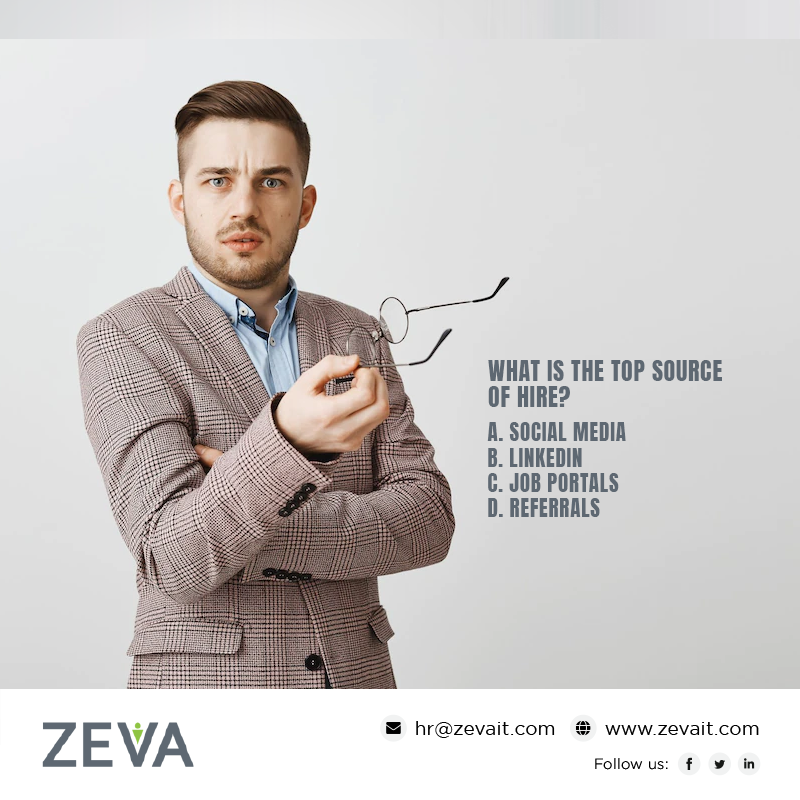 it_zeva's tweet photo. Test your knowledge about recruitment? Share your answer in the comments below and keep exploring our staffing services at https://t.co/pAODThnfTz.
https://t.co/90IEuhdu8U
#zevait #zevaitsolution #recruitment #staffing #services #specialist #hiring #IT #industry #jobs https://t.co/aKKO8lbw9N