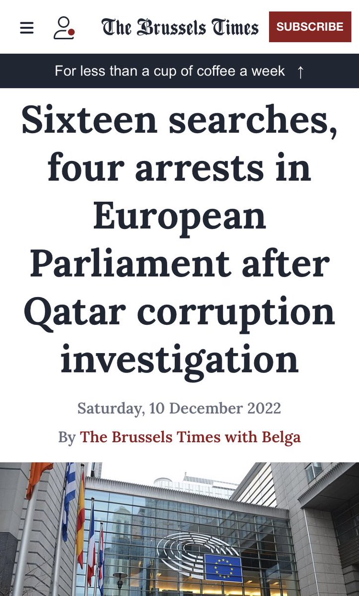 arunpudur's tweet photo. #Qatar bribed #FIFAWorldCup officials

Qatar bribed 8 Ecuadorean players to lose their match.

Qatar bribed European Union Parliamentarians to pass laws in favour.

Now Betting agents are riff with rumour that Qatar has bribed officials &amp; players so Islamic #Morroco can win. https://t.co/My2DC4EppI