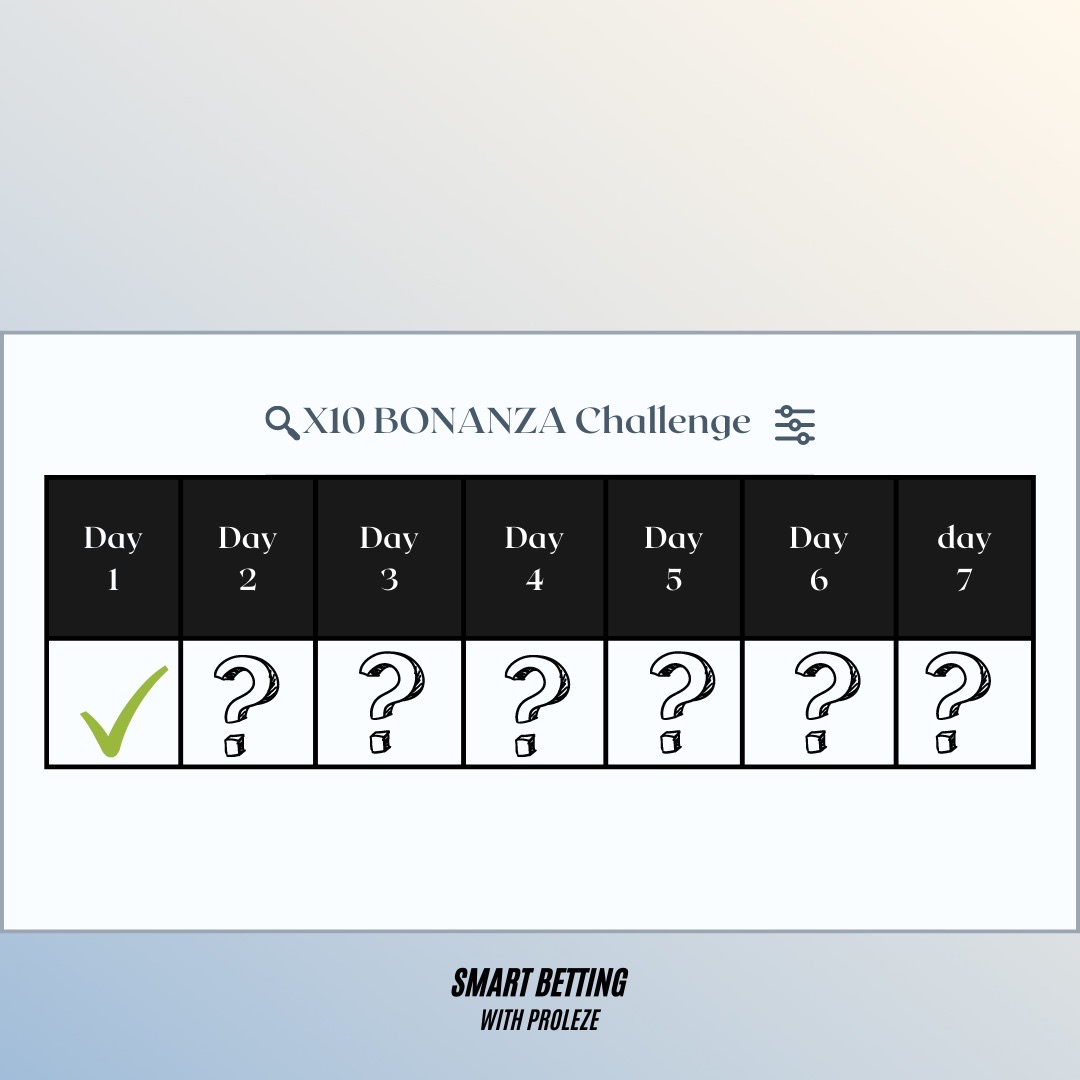 Proleze's tweet image. Day 1✅

6 more days to keep winning money everyday with only proleze