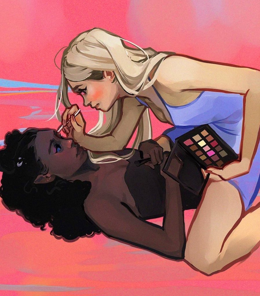 Cyarine's tweet photo. anyway my work is painted by hand with love and unintelligence ✨🥰 your support is highly appreciated every day i get to draw more! https://t.co/St5f29x7h4