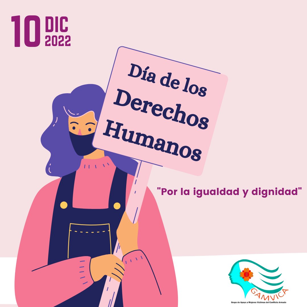 gamvica's tweet photo. Día Internacional de los Derechos Humanos día en que, en 1948, la Asamblea General de las Naciones Unidas adoptó la Declaración Universal de Derechos Humanos. Pensados sobre un conjunto de derechos y libertades fundamentales para el disfrute de la vida humana con dignidad. https://t.co/39EHMzhsmq