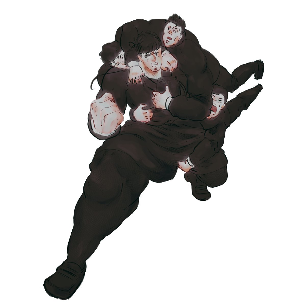 「昼休みを費やして描いたかいがありました!穂乃花です!あしたもよろしくお願いします」|回道頼(カンブリア紀のキーウィ)のイラスト