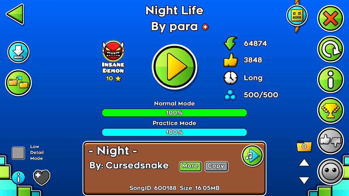 Chr8ts's tweet photo. 100th insane demon, 300th demon, and 10000th star. thanks to everyone that came along for the ride. im not stopping anytime soon <3 https://t.co/N9jKNGkDLE