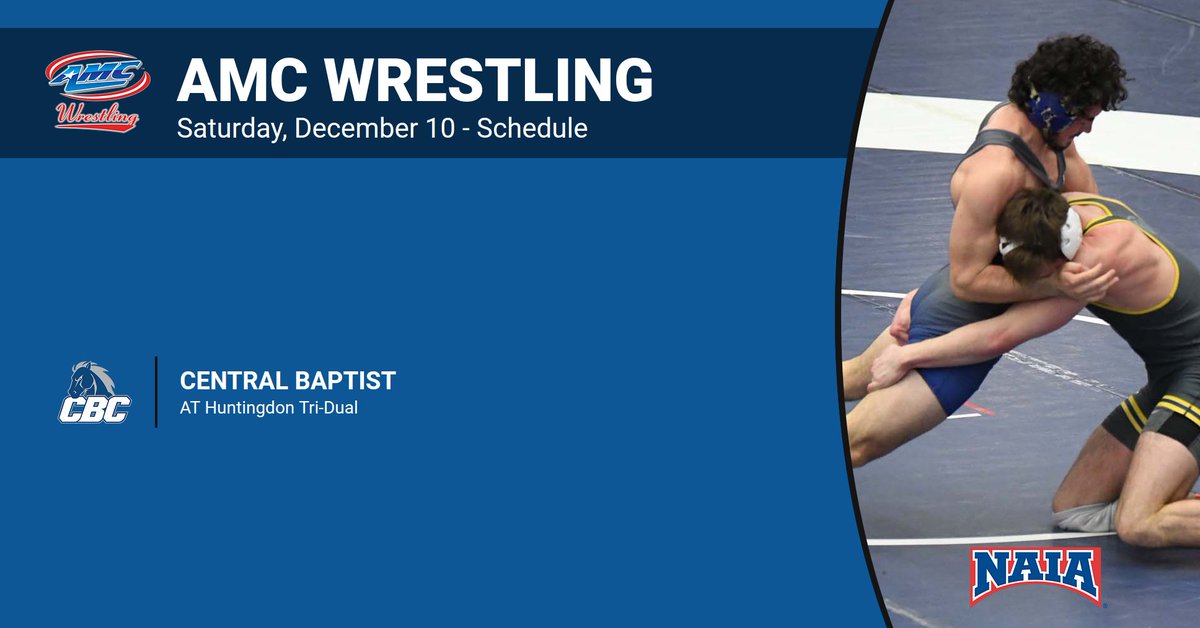 AMCSports's tweet photo. Just one #AMCWR team hits the mats on Saturday.
#AMCSPORTS #PLAYNAIA https://t.co/H8SgXkXwKN