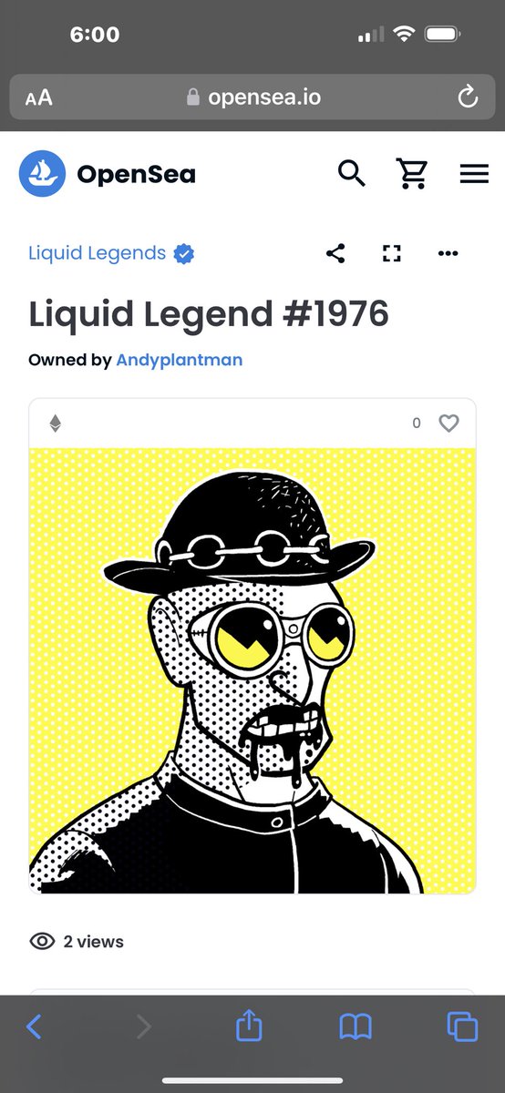 andyplantman's tweet photo. Good Morning everyone! I woke up to a pleasant surprise this morning. My #LiquidInvader abducted a #LiquidLegend while I was sleeping. #PassiveIncome #ApeLiquido https://t.co/I0rT9awhYn