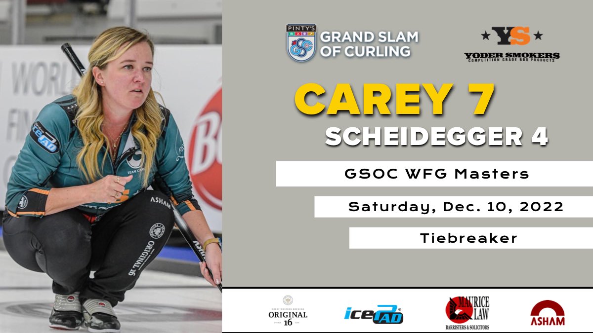Punched our 🎟️ into this afternoon’s WFG Masters quarterfinals! 

#curling #GSOC #CareyOn