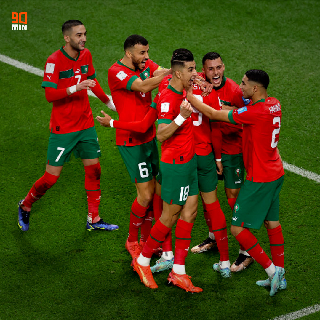 SI_FootballClub's tweet photo. Morocco are 20 minutes away from making history! 🇲🇦 https://t.co/wt74Oc9UIH